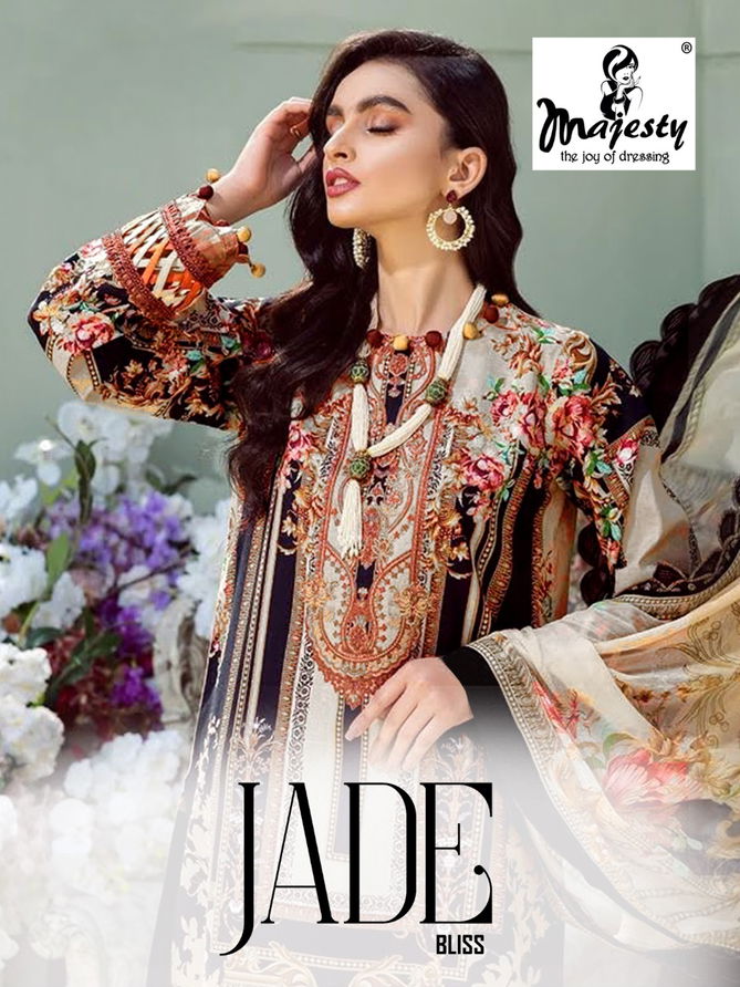 Jade bliss Casual Wear Wholesale Cotton Pakistani Suits Catalog